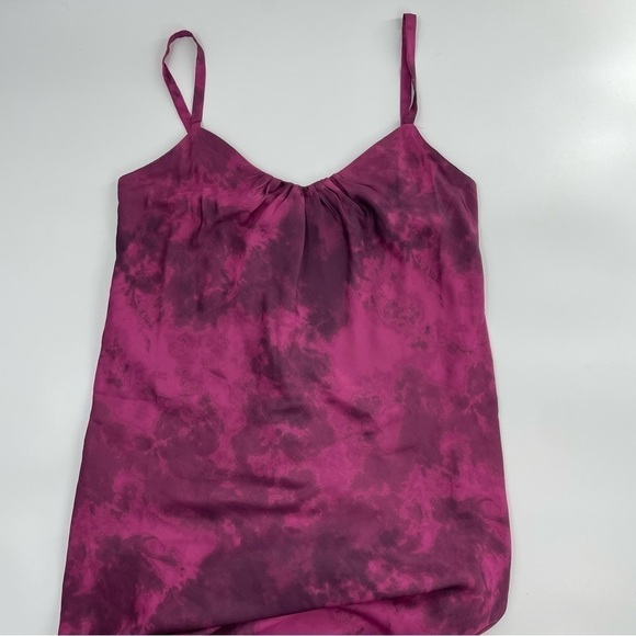 London Times Y2k Midi Whimsigoth Slip Dress in Plum Purple Satin 90s Medium - Picture 11 of 12